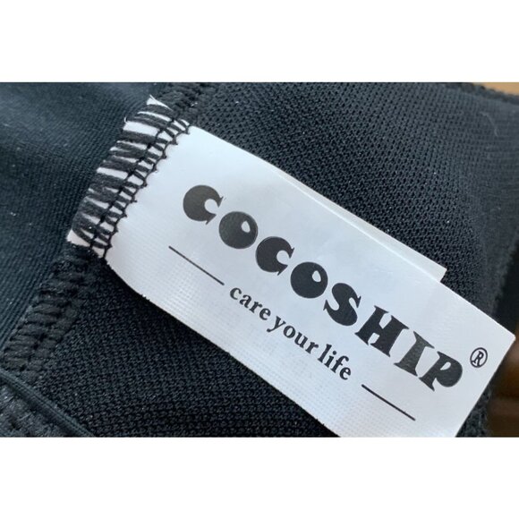 Cocoship Bikini Top Black Adjustable Swimsuit Built In Padding 38 B/C NEW - Picture 3 of 5